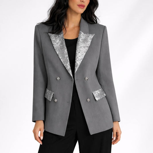 Elegant Grey Blazer