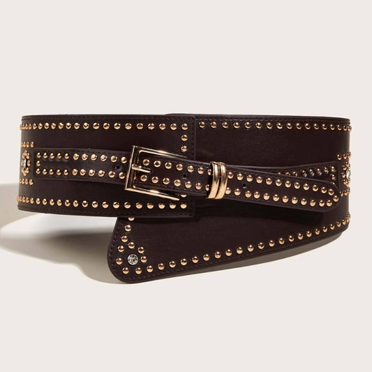 Wide Belt with Stones