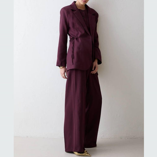 Stylish Three Piece Set with Belt