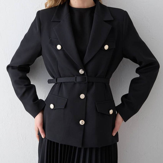 Classic Blazer Pleated Set