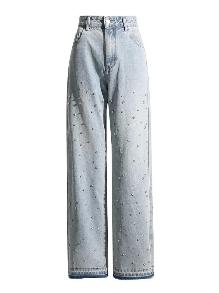 Jeans Pant With Crystals
