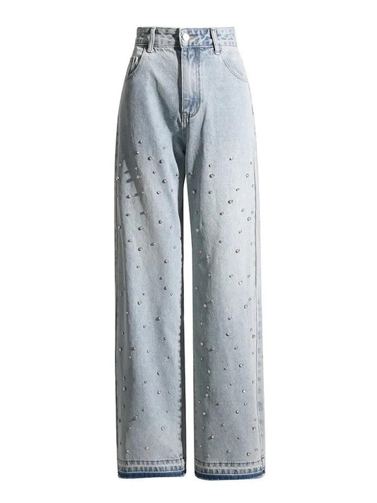 Jeans Pant With Crystals