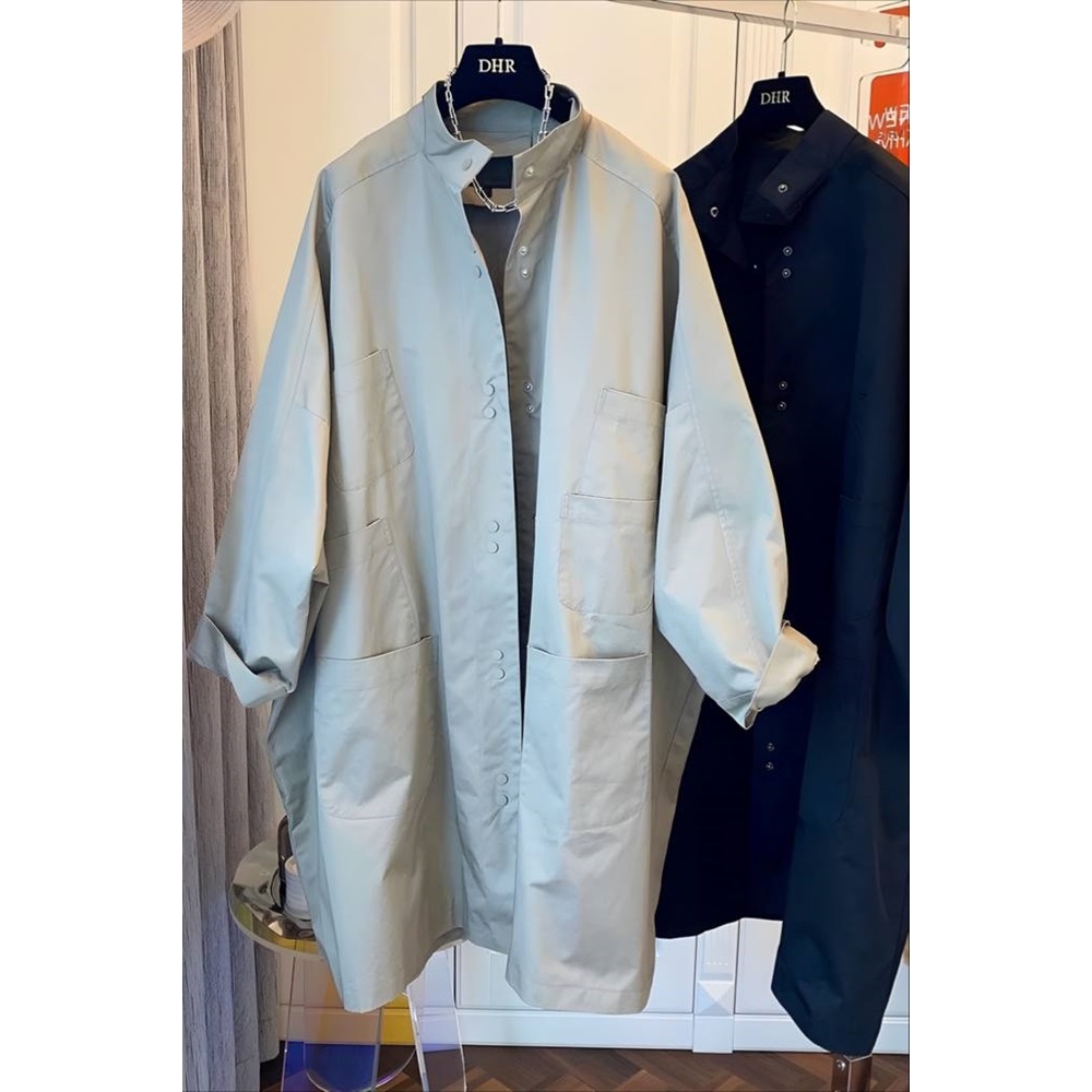 Oversized Stand Collar Jacket