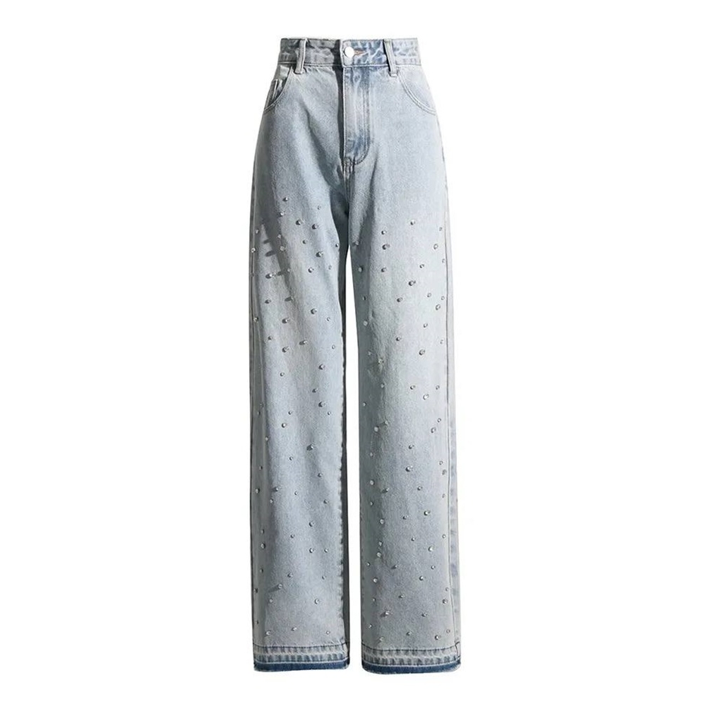 Jeans Pant With Crystals